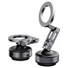 Foldable Magnetic Electric Vacuum Car Phone Holder 360 Rotating Phone Holder