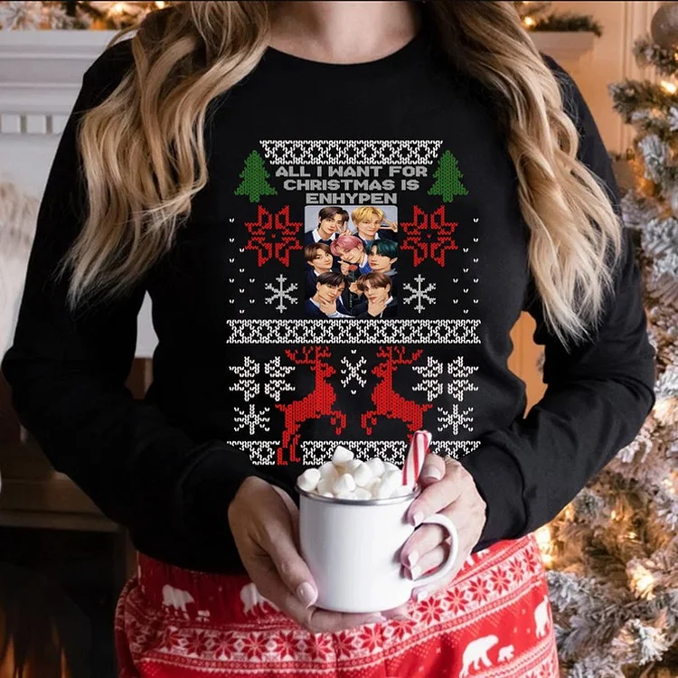 ENHYPEN Christmas Sweatshirt