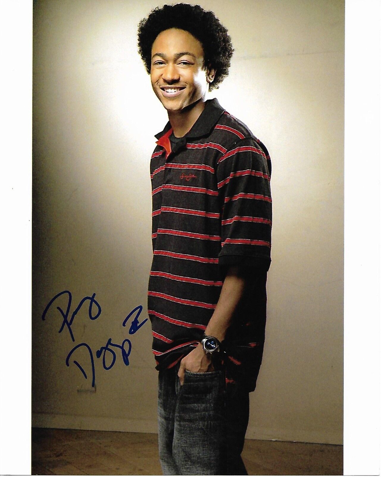 PERCY DAGGS III VERONICA MARS AUTOGRAPHED Photo Poster painting SIGNED 8X10 #2 WALLACE FENNEL