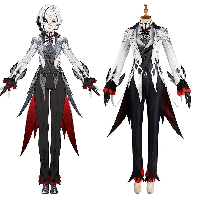 Genshin Impact Arlecchino The Knave Cosplay Costumes