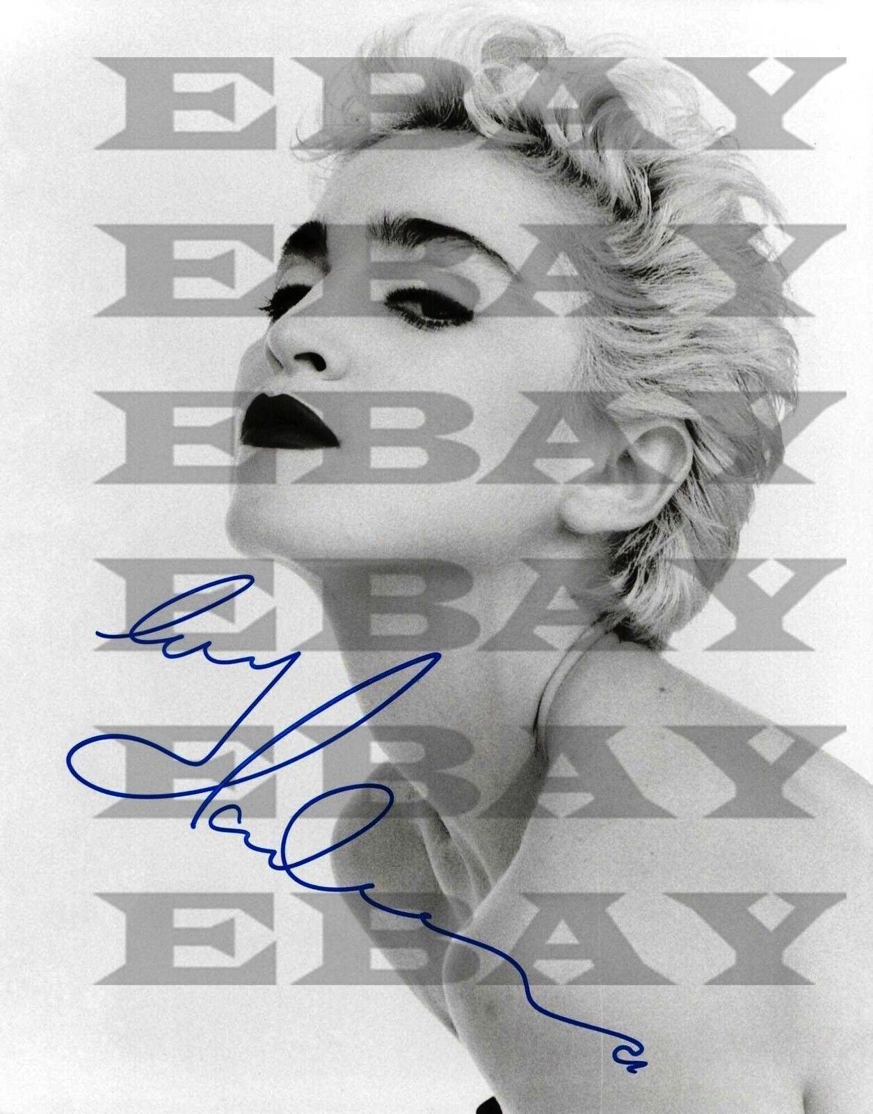 Madonna Autographed signed 8x10 Photo Poster painting Reprint