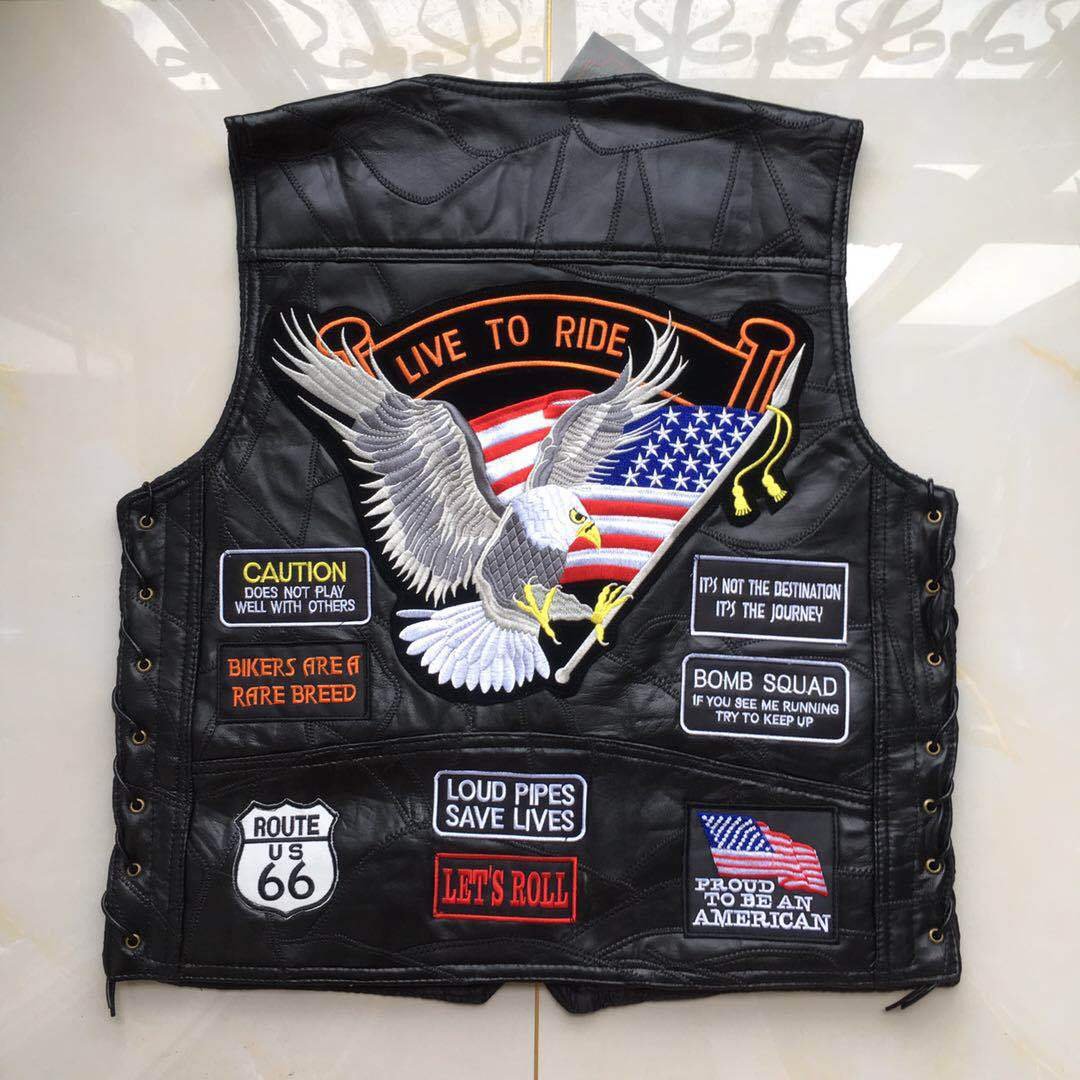 Harley Motorcycle Riding Vest Leather Vest