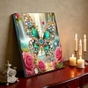 (Pre-Framed)Butterfly-Special Shape Diamond Painting Kit(25x25cm)