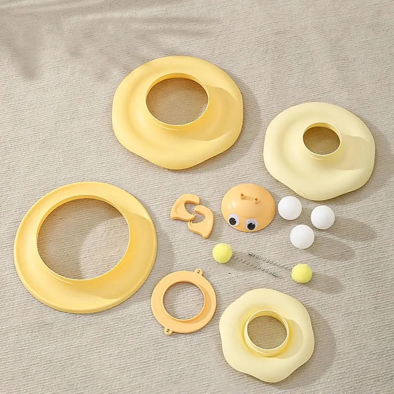 Interactive 3-Layer Cat Toy Tower