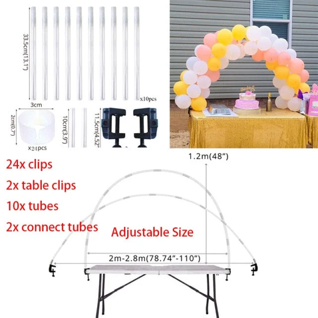 MEIDDING Kids Adult Birthday Balloon Column Stand with Base and Pole for Birthday Party Latex Ballons Holder Arch Supplies