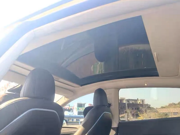 For Tesla Model 3/Y Retractable Sunshade Sunroof Cover Roof