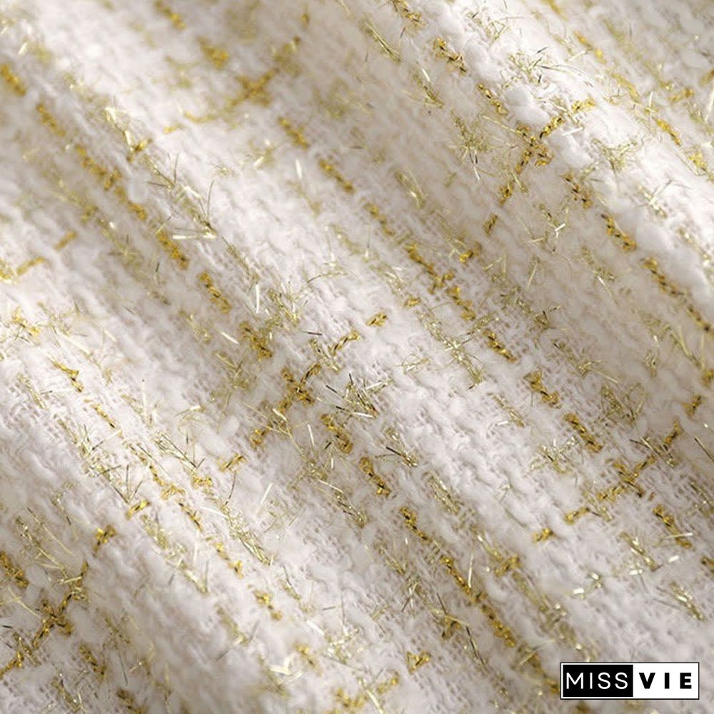 Chic Plaid Print Pearl Vest Lace Up Long Sleeve Pleated Shirt Dress