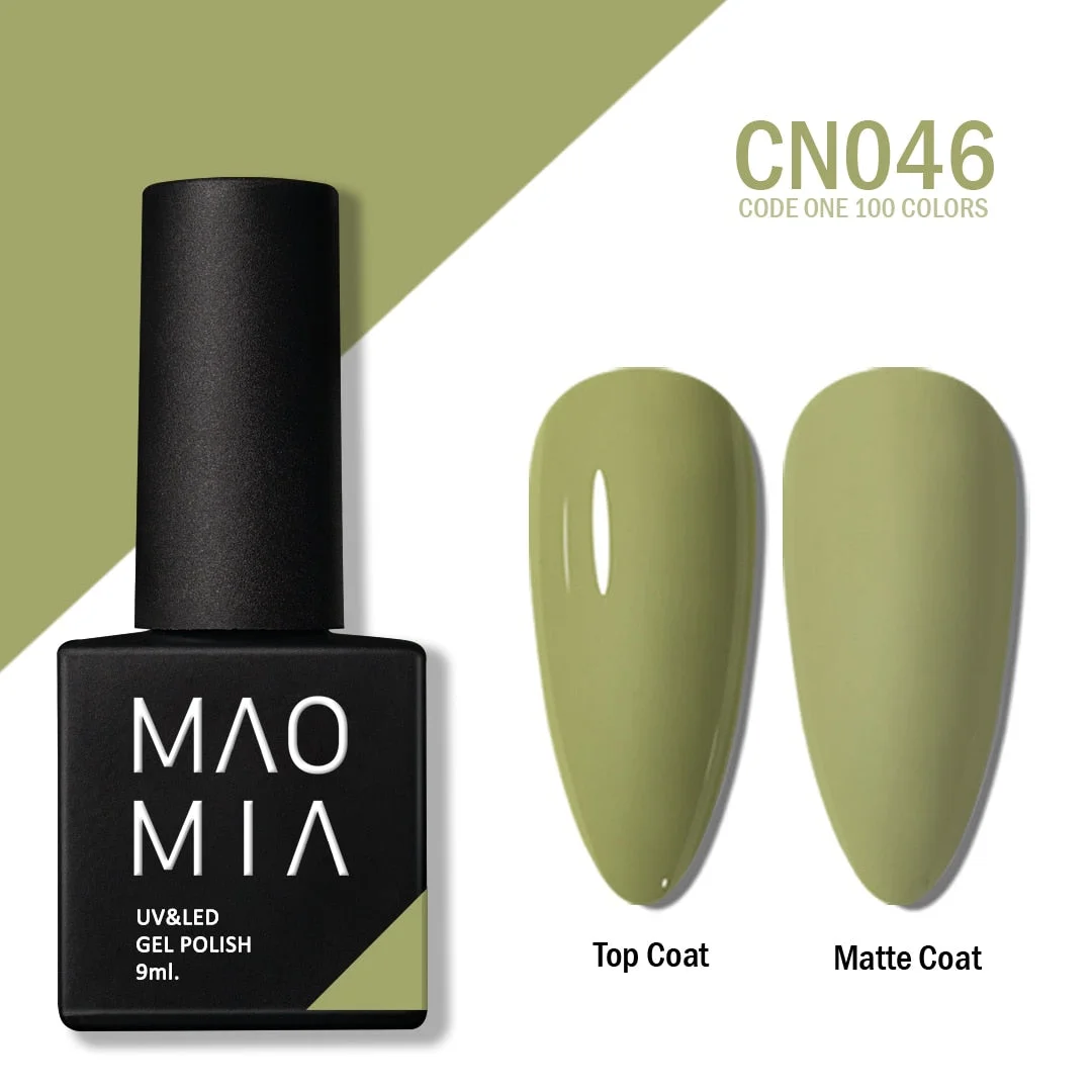 MAOMIA CODE ONE Gel Polish 100 Colors Soak Off UV/LED 9ML Professional Salon Nail Paint Semi Permanent Manicure