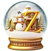 uk.everydayedeals (Limited Stock)Diamond Painting - Full Round - Christmas Ball Z(30*30cm)