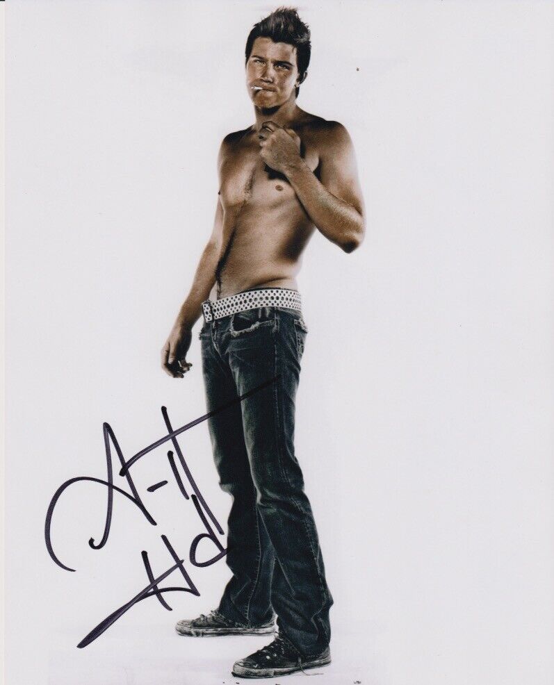 Garrett Hedlund shirtless signed 8x10 Photo Poster painting