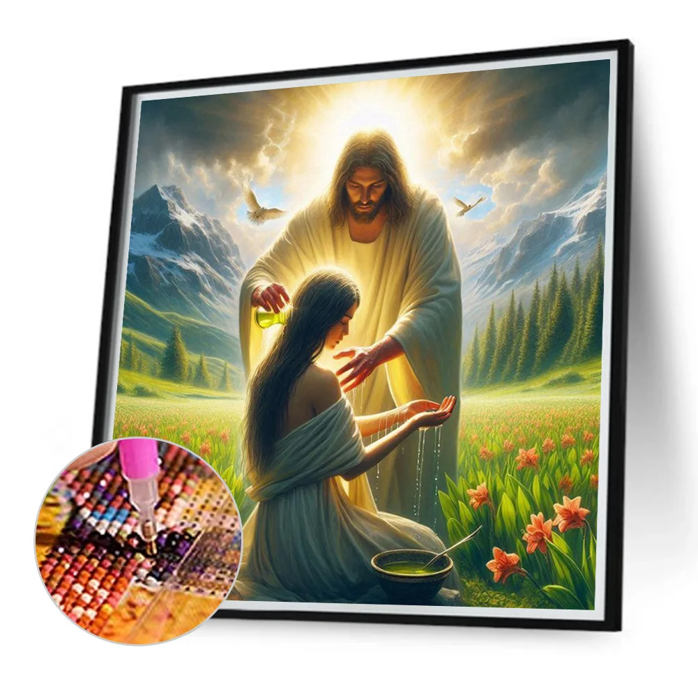 Diamond Painting - Full Round Drill - Jesus(Canvas|40*40cm)