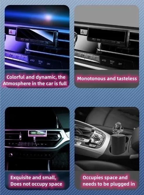 Car air conditioner air outlet aromatherapy car atmosphere light