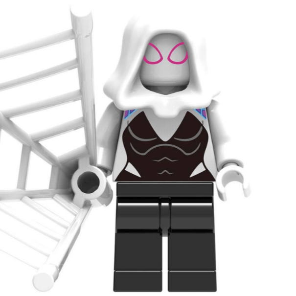 Ghost Spider (Gwen Stacy) Custom Marvel Superhero Minifigure Minifigure Bricks monstertoys
