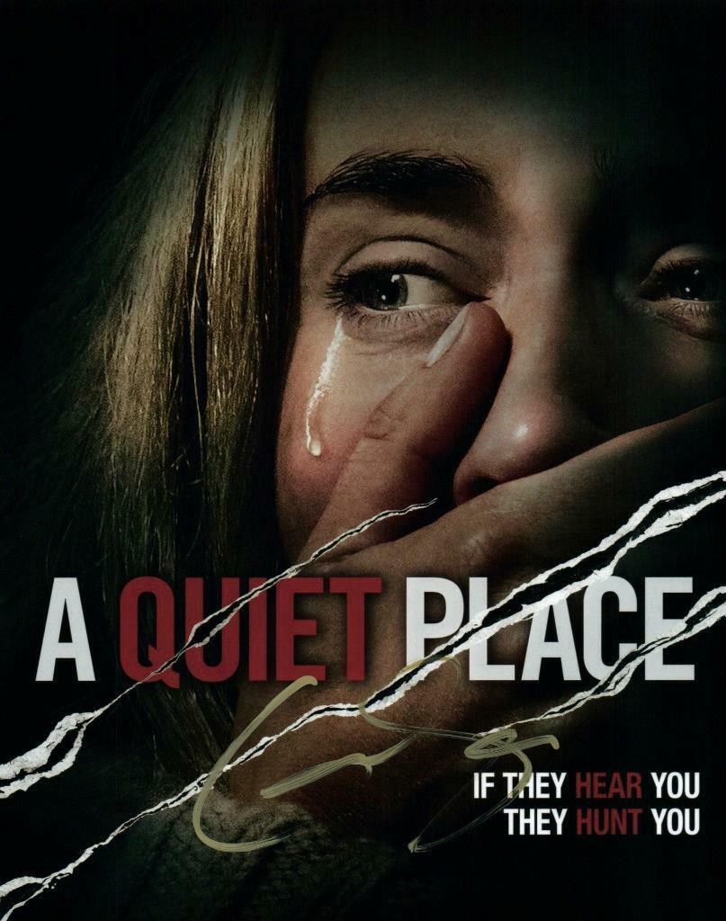 EMILY BLUNT A QUIET PLACE signed 8x10 Photo Poster painting Picture autographed with COA