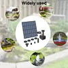 Solar Panel Powered Water Feature Pump for Garden Pool Pond Aquarium Fountain