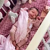 20'' Soft Touch Sleep Reborn Baby Doll Girl Named Iris Lifelike Newborn Baby Doll Toy For Kids - RBBI-Myrebornbabydoll&reg; 