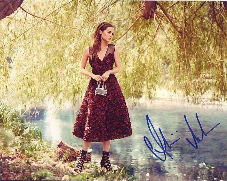 Alicia vikander signed autographed 8x10 Photo Poster painting