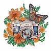 Diamond Painting-DIY Crystal Rhinestone Butterfly Camera