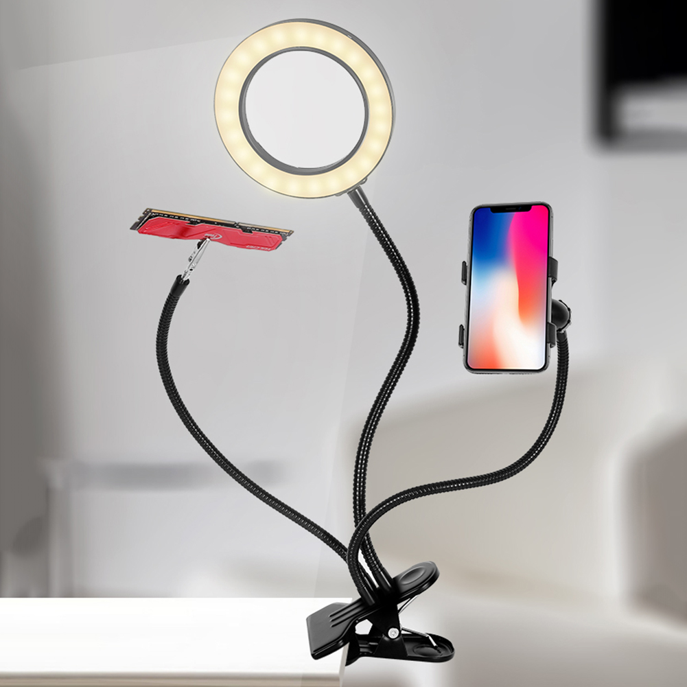

Third Hand Magnifying Glass with LED Light 10X Lens Phone Auxiliary Clip, 501 Original