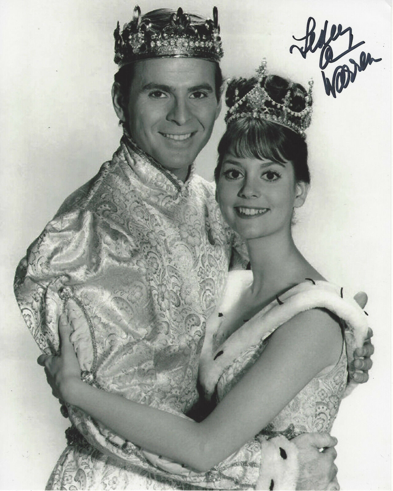 LESLEY ANN WARREN SIGNED CINDERELLA 1965 WALT DISNEY 8x10 Photo Poster painting B w/COA ACTRESS