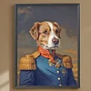 >SALE<5D DIY Full Round Drill Diamond Painting Cowboy Dog Kit Home Decoration 30x40cm