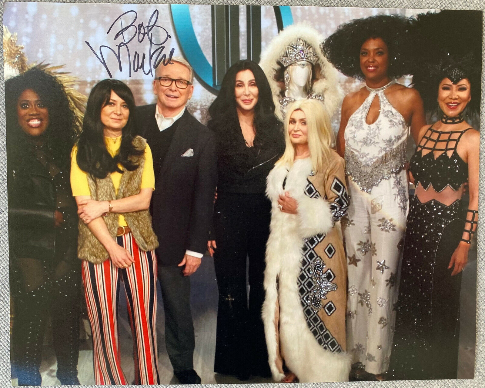 Fashion Icon Bob Mackie Signed In-Person 8x10 Color Photo Poster painting - AUTHENTIC, Cher