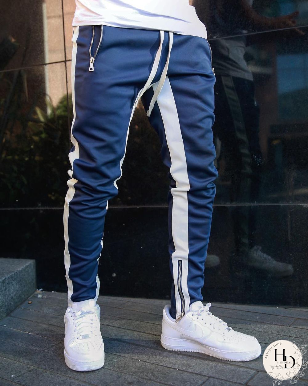 Mens Joggers Casual Pants Fitness Men Sportswear Tracksuit Bottoms Skinny Sweatpants Trousers Black Gyms Jogger Track Pants