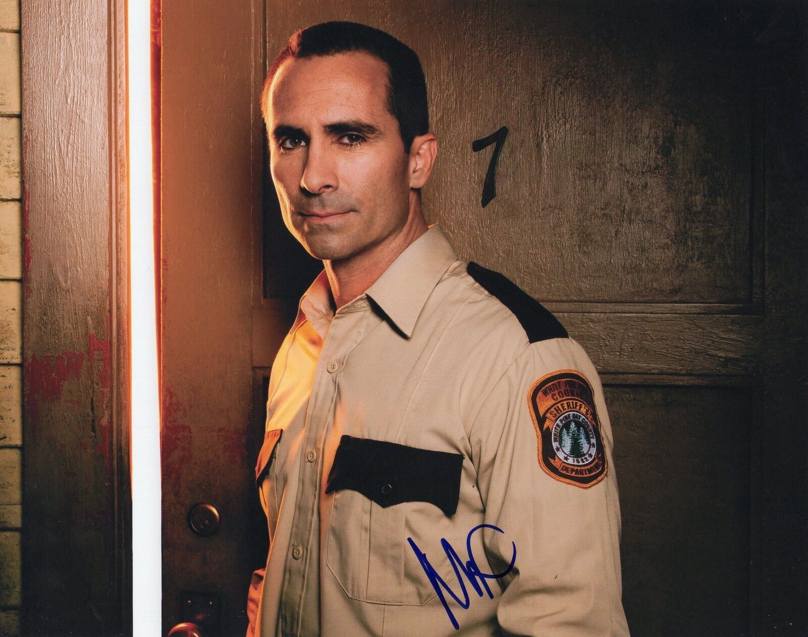 Nestor Carbonell Bates Motel Sheriff Alex Romero Signed 8x10 Photo Poster painting w/COA #1