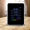 5 in 1 Digital Air Quality Monitor CO2 TVOC HCHO Temp Humidity Detector (White)