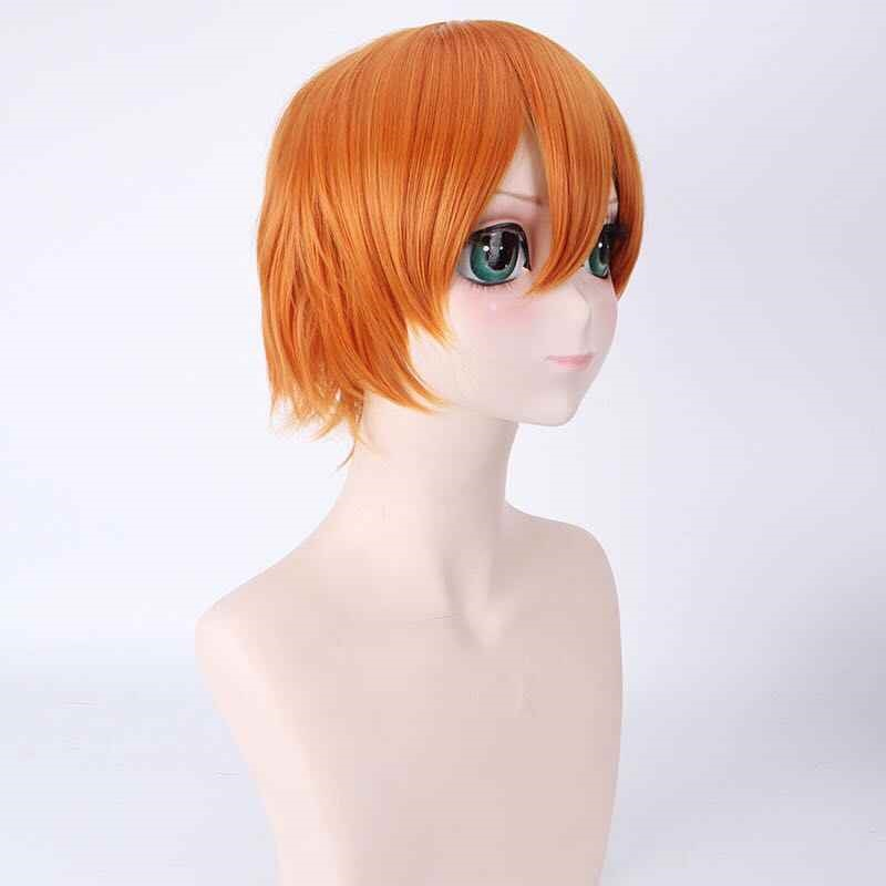 Lovelive Rin Hoshizora Orange Cosplay Wig