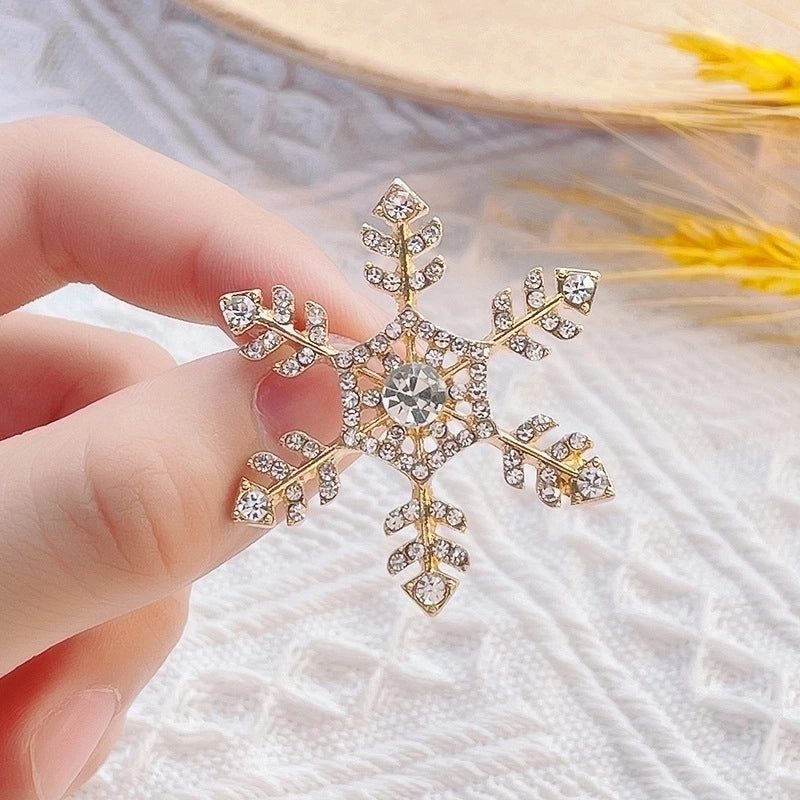 Fashion Pin Flower Alloy Plating Inlay Artificial Gemstones Pearl Women’S Brooches