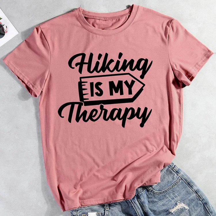 Hiking is my therapy T-shirt Tee -011311-Annaletters