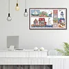(Counted/Stamped)Seaside Impression-14CT Cross Stitch 41*25cm/16.14*9.84in