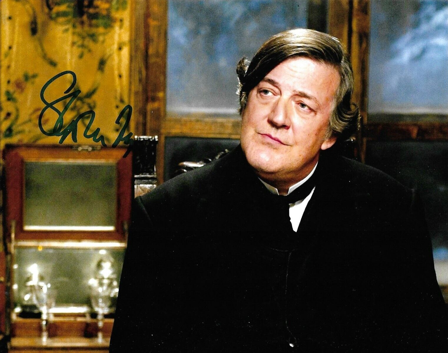 Stephen Fry Signed 10x8 Photo Poster painting AFTAL