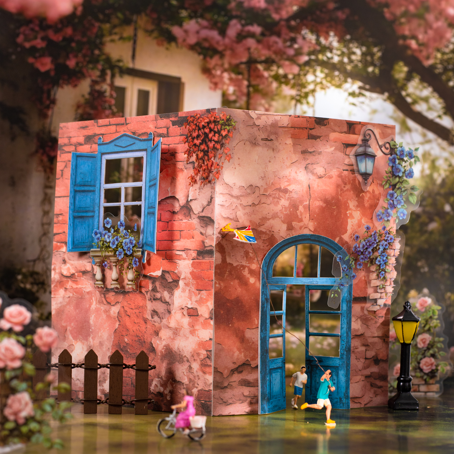 소재 패키지 - 가든 월 드림 시리즈 빈티지 윈도우 월 플라워