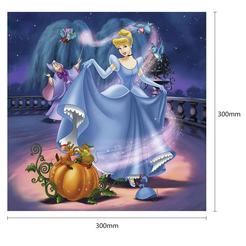 Diamond Painting - Full Round Drill - Princess(30*30cm)