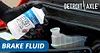 Detroit Axle - 12oz Synthetic Dot-3 Brake Fluid 355ml for Drum & Disc Brakes - 1pc Set