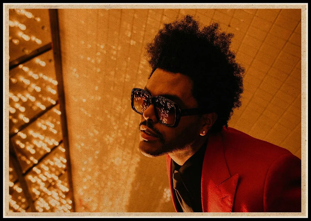 Athvotar Rapper Posters Hip Hop The Weeknd Wiken Potted Brother Quality Vintage Kraft Paper Painting Poster Living Room Wall Decor 703-1