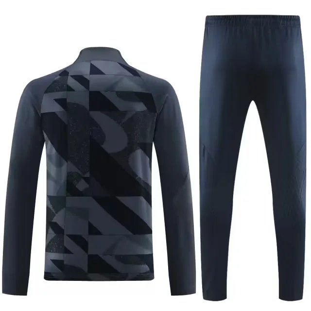 2023/2024 Barcelona Half-Pull Training Suit Jersey Set