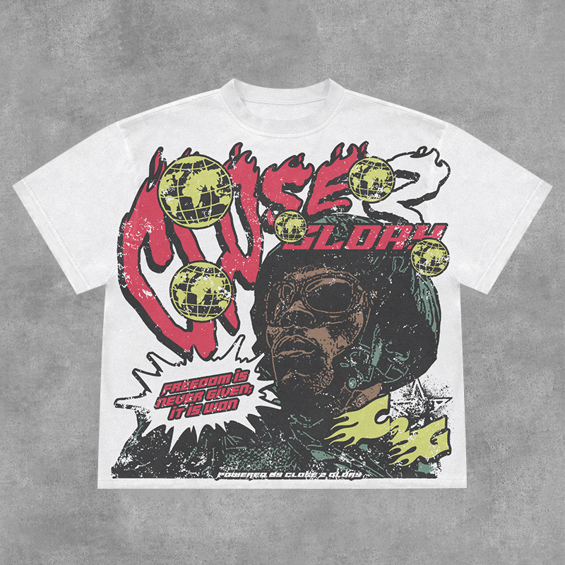 Sopula Worldboss Glory Graphic Cotton T-Shirt - Sopula｜Premium Graphic Tees & Graphic Clothing