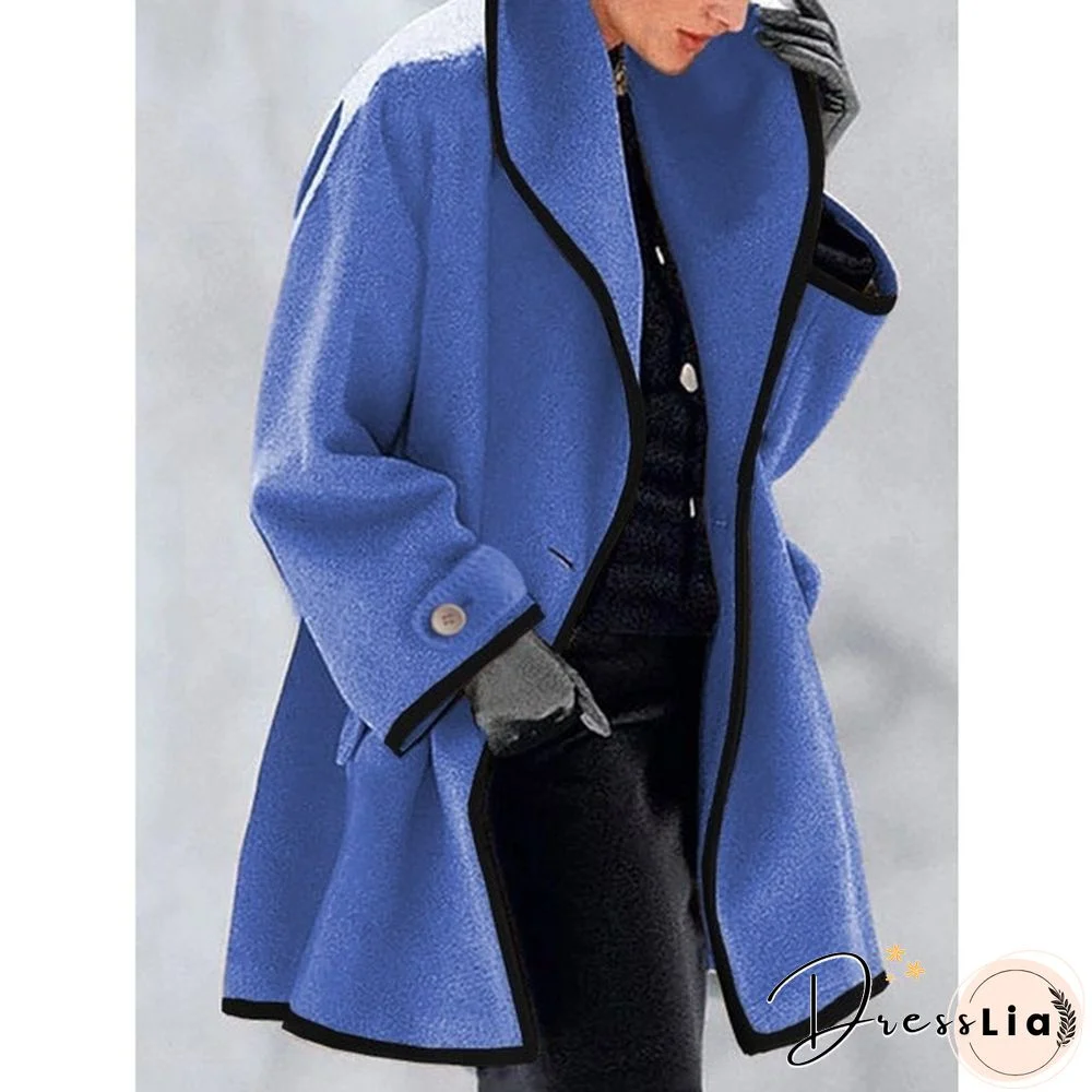 Women's Down Jacket Winter Womens Winter Wool Coat Trench Jacket Ladies Warm Slim Long Overcoat Outwear Plus Size S-5XL