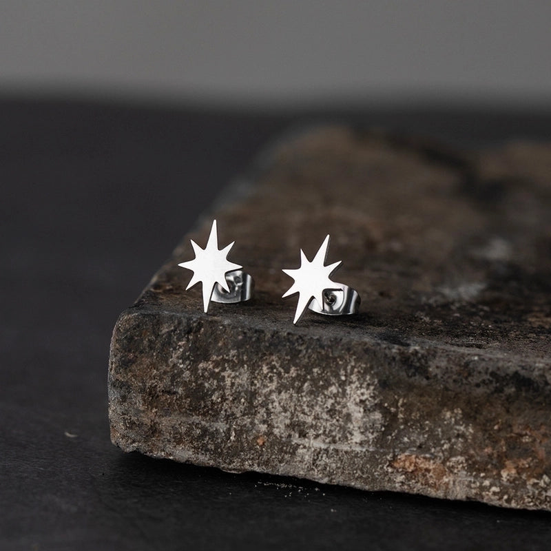 Minimalist Geometric Plating Alloy No Inlaid Earrings Ear Studs