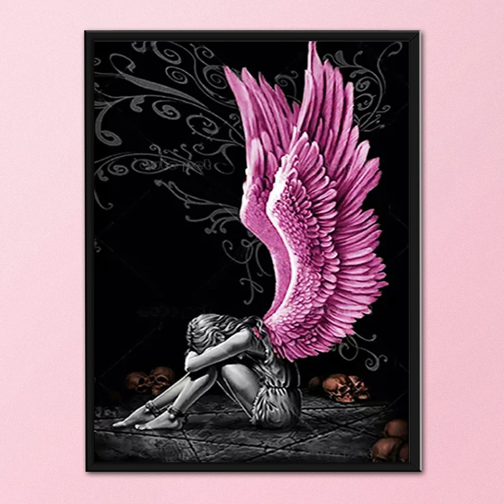 11ct Stamped Cross Stitch - Wing Angel(40*50cm)