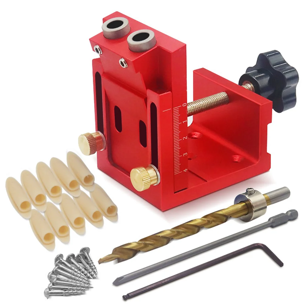 Pocket Hole Jig Kit Quick Inclined Hole Doweling Jig 15 Degree