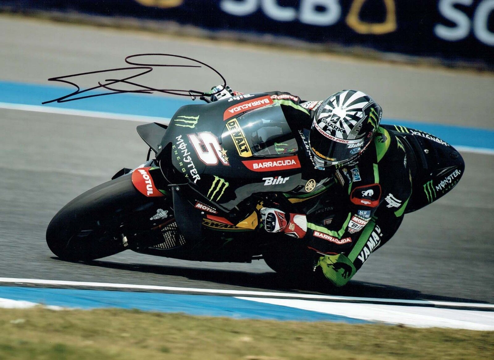 Johann ZARCO New SIGNED MOTOGP AUTOGRAPH 16x12 Photo Poster painting 1 Yamaha Tech 3 AFTAL COA