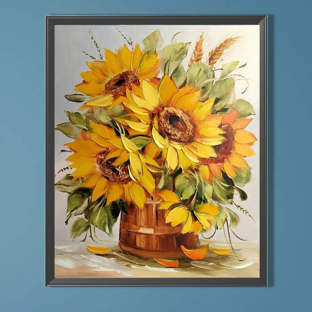 Diamond Painting - Full Round Drill - Sunflower(Canvas|40*50cm)