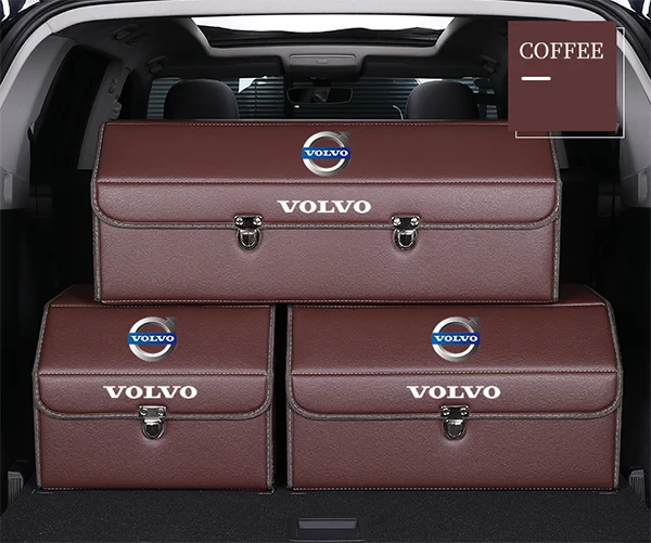 Car Trunk Leather Storage Box