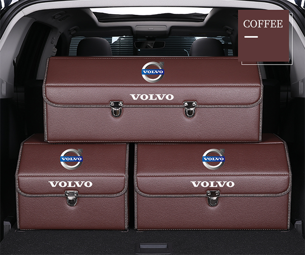 Car Trunk Leather Storage Box