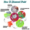 8pcs DIY Cartoon Cat Diamond Painting Acrylic Coasters