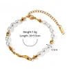 Elegant Freshwater Pearls 18K Golden Bracelet